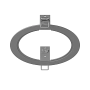 Рамка Lightstar 217919 180х180мм серый