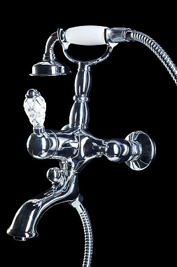 Смеситель для ванны Boheme Crystal 263-CRST хром