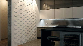 Настенная плитка WOW Wow 108943 Mini Hexa Ice White Matt. 15х17,3см 0,405кв.м. матовая