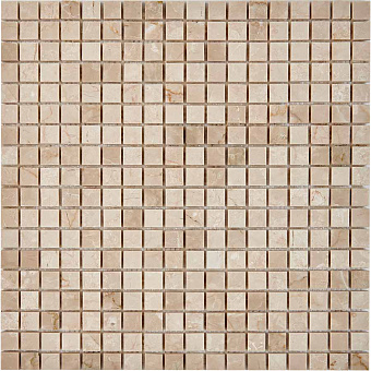 Мозаика PIXEL Каменная PIX231 Cream marfil мрамор 30х30см 0,9кв.м.
