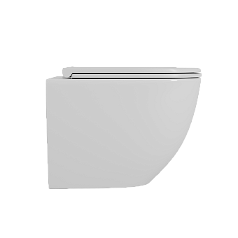 Унитаз подвесной D&K DT1396516 безободковый с микролифтом