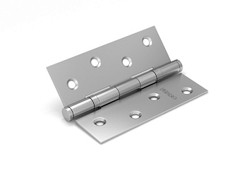 Петля карточная FUARO 2BB PN 100х75мм перламутровый никель