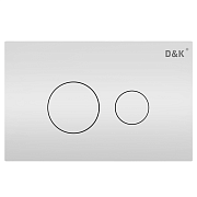 Панель смыва D&K DB1029016 белый