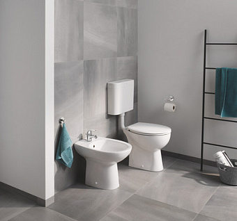 Унитаз приставной GROHE Bau Ceramic 39430000 без сиденья