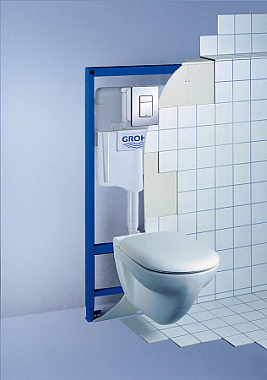 Комплект для установки подвесного унитаза GROHE Rapid SL 38772001 с панелью смыва хром