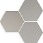 Матовый керамогранит WOW Six 122450 Hexa Grey 14х16см 0,435кв.м.