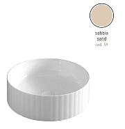 Раковина накладная ArtCeram Millerighe OSL010 59 00 44х44см