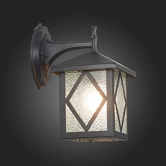 Светильник фасадный ST Luce LORNE SL084.411.01 60Вт IP44 E27 чёрный