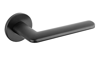 Дверная ручка нажимная TUPAI Eliptica 3098 5S RT-153 чёрный