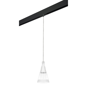 Трековый светильник Lightstar Cone PRO757016 40Вт GU10 белый для однофазного трека