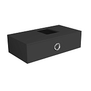 Тумба под раковину подвесная SIMAS Henges HEM01 nero matt 52х100х27см