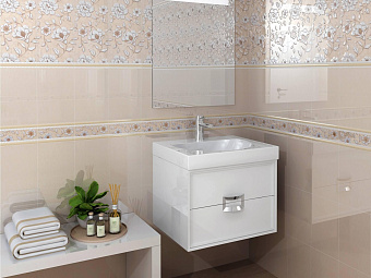 Бордюр KERAMA MARAZZI Туари STG\A638\8304 бежевый 20х5,7см 0,365кв.м.
