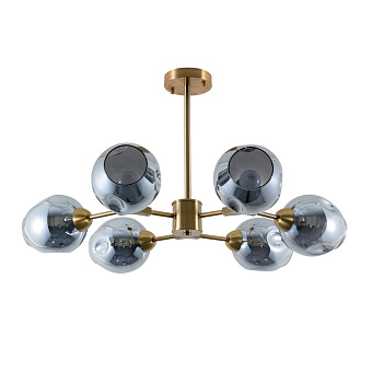 Люстра потолочная Arte Lamp YUKA A7759PL-6PB 60Вт 6 лампочек E27