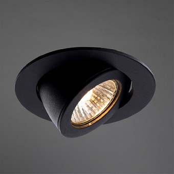 Светильник точечный встраиваемый Arte Lamp ACCENTO A4009PL-1BK 50Вт GU10