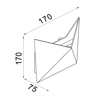 Светильник архитектурный Maytoni Beekman O802WL-L7B 9Вт IP54 LED чёрный