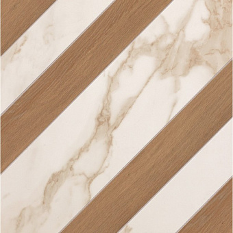 Декор FAP CERAMICHE Roma Diamond fNK7 Calacatta Bark 60х60см 0,36кв.м.