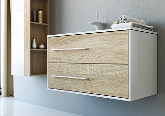 Тумба с раковиной AQWELLA Miami Mai.01.09/L 45х92х54см