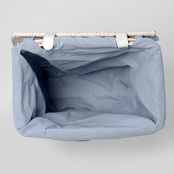 Корзина для белья WASSERKRAFT Lippe WB-450-S белый 34,6л