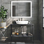 Консоль под раковину KERAMA MARAZZI Plaza Next PL.N.120.01-BLK.M матовый чёрный
