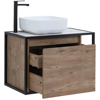 Тумба под раковину подвесная AQUANET Nova Lite Loft 261658 44х75х51,8см