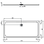 Душевой поддон IDEAL STANDARD ULTRAFLAT S K8284FV 80х170см
