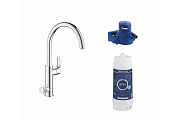 Смеситель для кухни GROHE Blue Pure Eurosmart 119708 высокий излив хром