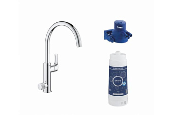 Смеситель для кухни GROHE Blue Pure Eurosmart 119708 высокий излив хром