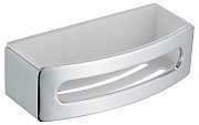 Полка в ванную прямоугольная Keuco Elegance New 11658010001 1-ярусная 18х25см хром