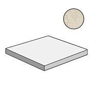 Плитка для ступеней Atlas Concord Италия MARVEL STONE ATEF Cream Prestige Scalino Ang. Dx 33х33см 0,109кв.м. матовая