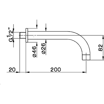 Излив Cisal ZA00125021
