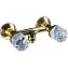 Смеситель для душа Boheme Crystal 294-CRST золотой