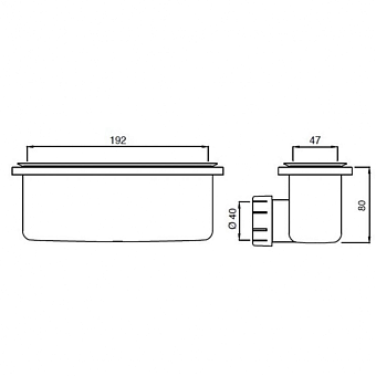 Сифон для поддона IDEAL STANDARD T4493V3 d4см