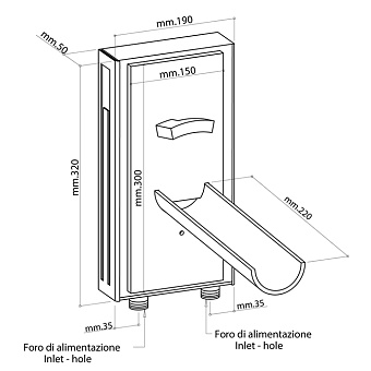 Смеситель для раковины Bongio Acquaviva parole 56539/22PACR хром