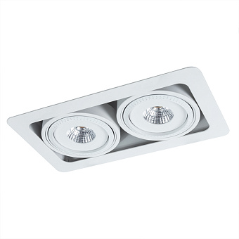 Светильник точечный встраиваемый Arte Lamp STUDIO A3007PL-2WH 7Вт LED