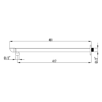 Держатель для душа LEMARK LM4987CW белый/хром