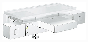 Полка в ванную квадратная GROHE Grohtherm Cube 18700000 1-ярусная 4,4х22,2см белый