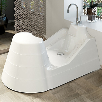 Ванна акриловая RADOMIR Вуду 1-01-0-0-1-165 120х80см отдельностоящая