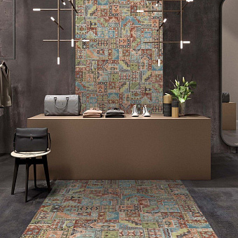 Матовый керамогранит ABK Play PF60003351 CARPET MIX MULTICOLOR 20х20см 1,04кв.м.