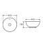 Раковина накладная D&K Matrix DT1390516 40,5х40,5см