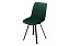 Кухонный стул поворотный AERO 45х52х87см велюр/сталь Dark Green