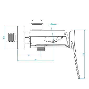 Душевая система RGW Shower Panels 51140133-01 SP-33 хром