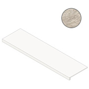 Плитка для ступеней Atlas Concord Италия Norde A59V Platino Scalino 33х120см 0,396кв.м. неполированная