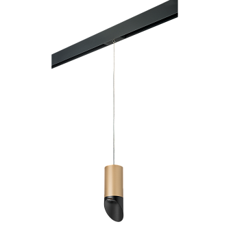 Трековый светильник Lightstar Rullo PRORP44037 50Вт GU10 золотой для однофазного трека