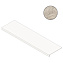 Плитка для ступеней Atlas Concord Италия Norde A59V Platino Scalino 33х120см 0,396кв.м. неполированная