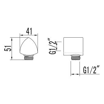 Шланговое подключение LEMARK LM3583C хром
