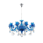 Люстра подвесная Lucia Tucci ASHANTI 1250.10 blu 400Вт 10 лампочек E14