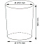 Корзина для белья WASSERKRAFT Aller WB-106-L белый 83,6л