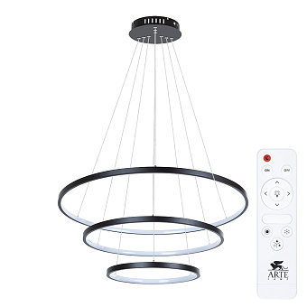 Люстра подвесная Arte Lamp FRODO A2197SP-3BK 145Вт 1 лампочек LED