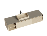 Тумба под раковину подвесная SALINI DOMINO 27D118INA 180х50х40см