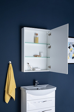 Шкаф зеркальный AQUANET Орлеан 183076 17х59,6х85см с подсветкой